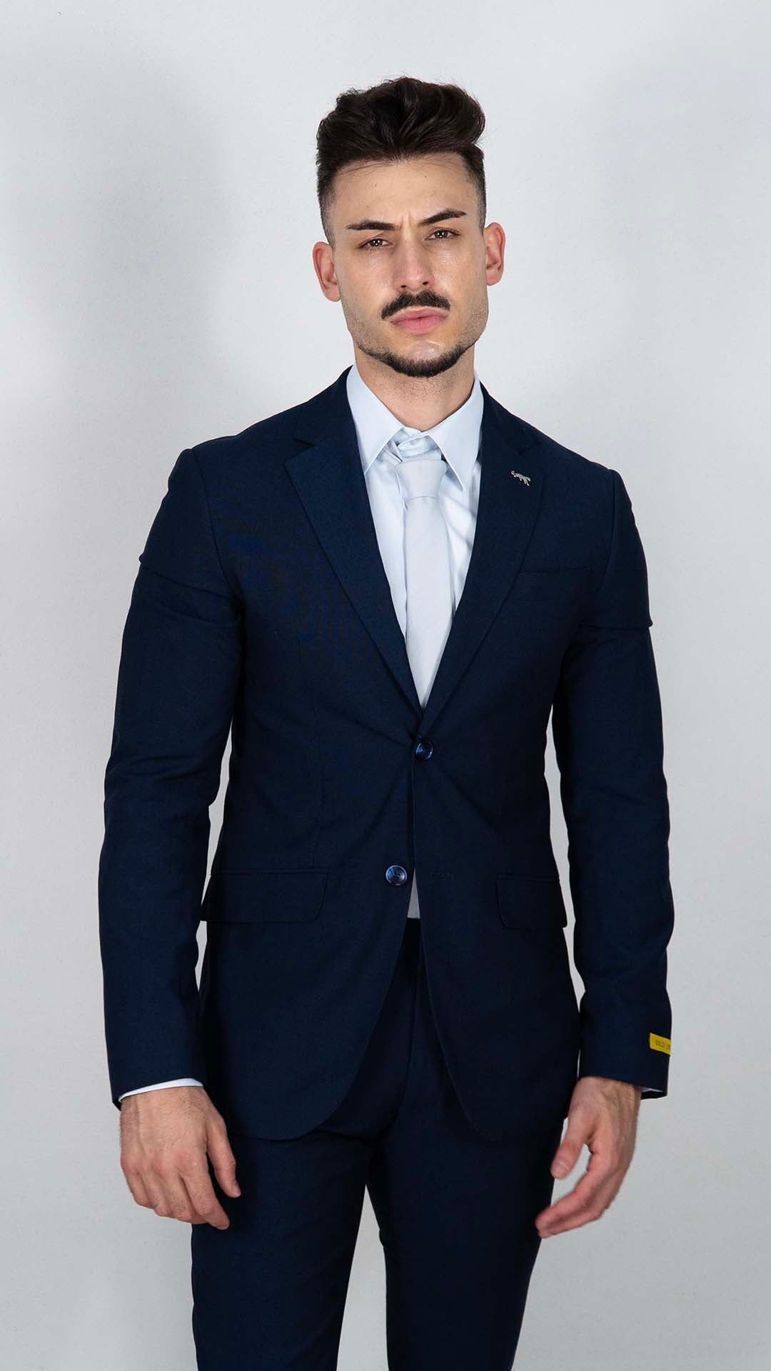 Fato Fashion Azul-Marinho