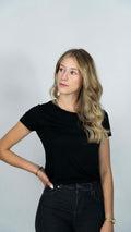 Camisola Preta Com Laço