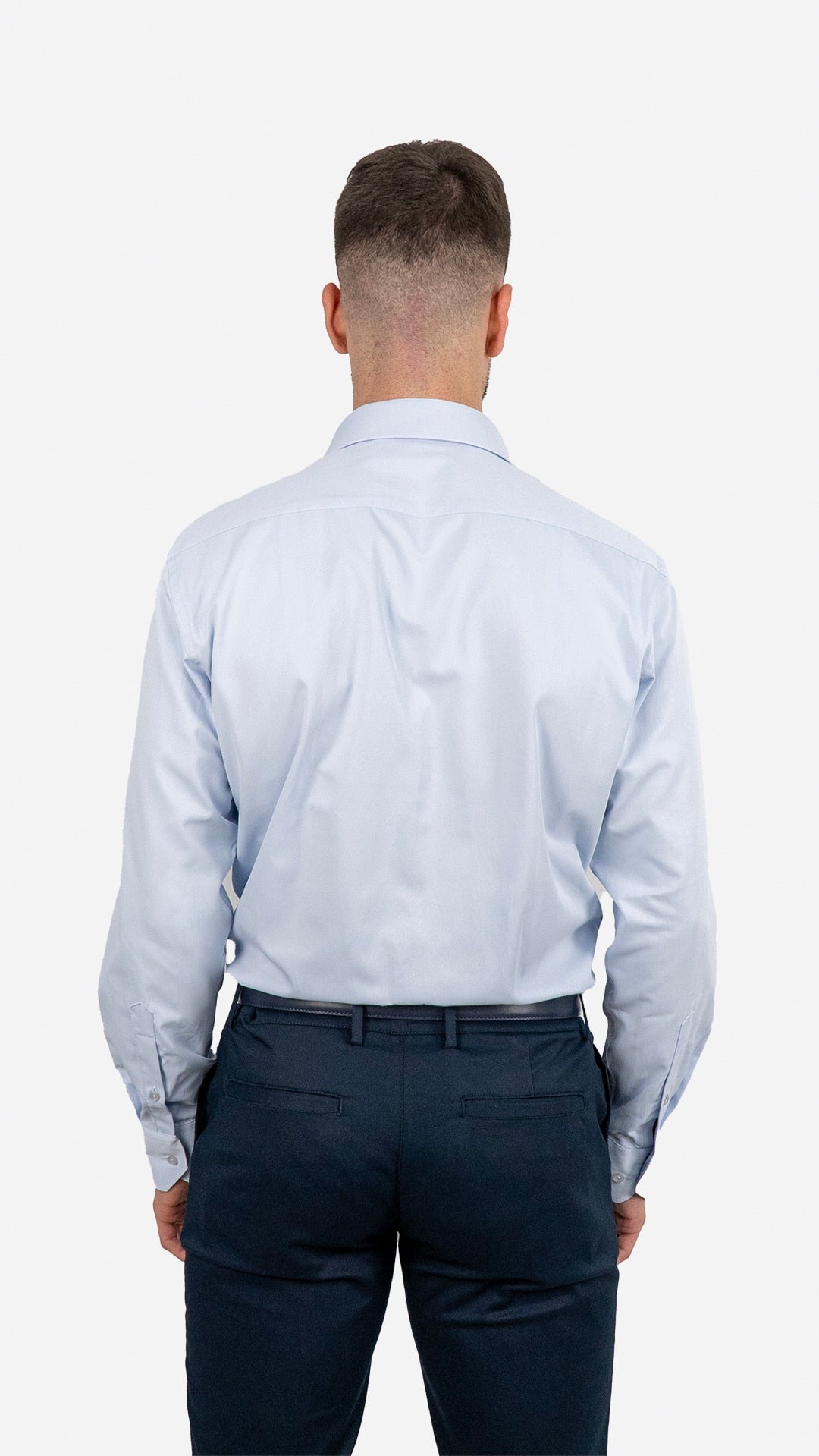 Camisa Clássica Regular Azul Claro
