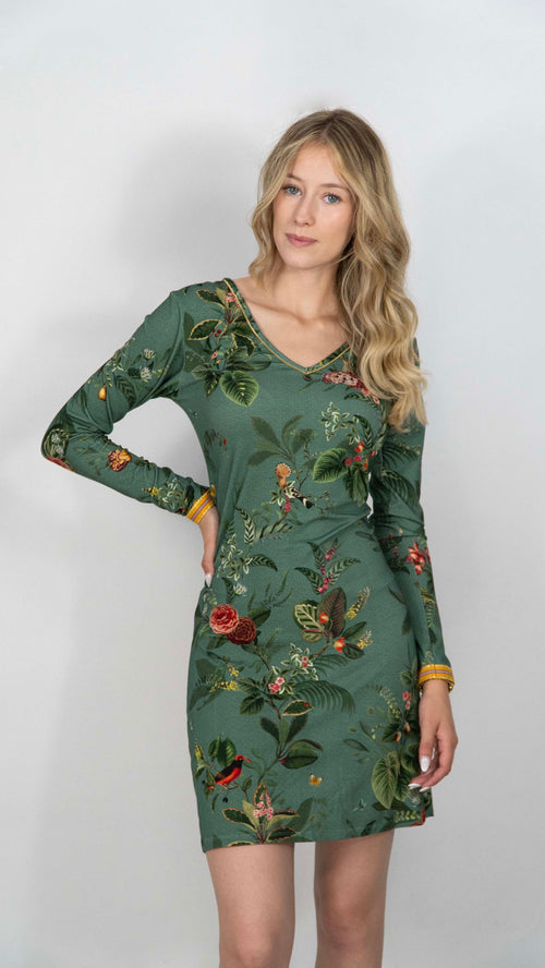 Geblümtes Kleid