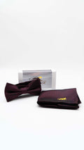 Set Laço & Lenço Burgundy