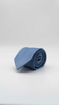 Gravata Regular Azul-Bebé Com Riscas