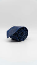 Gravata Azul Royal Com Padrão