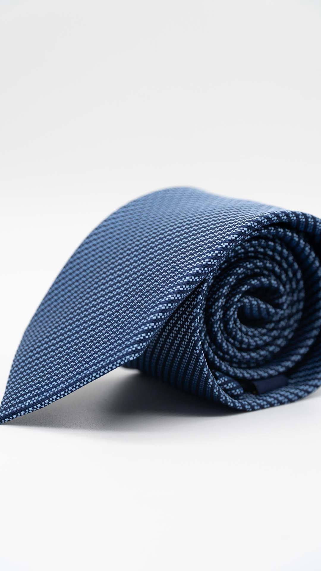 Gravata Azul Petróleo Com Padrão