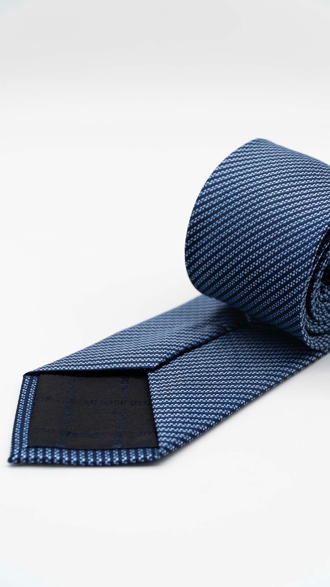 Gravata Azul Petróleo Com Padrão