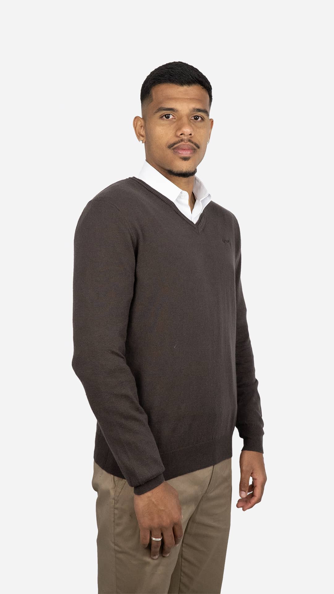 Camisola de Malha Castanha