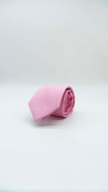 Gravata Regular Rosa Bebé Com Padrão