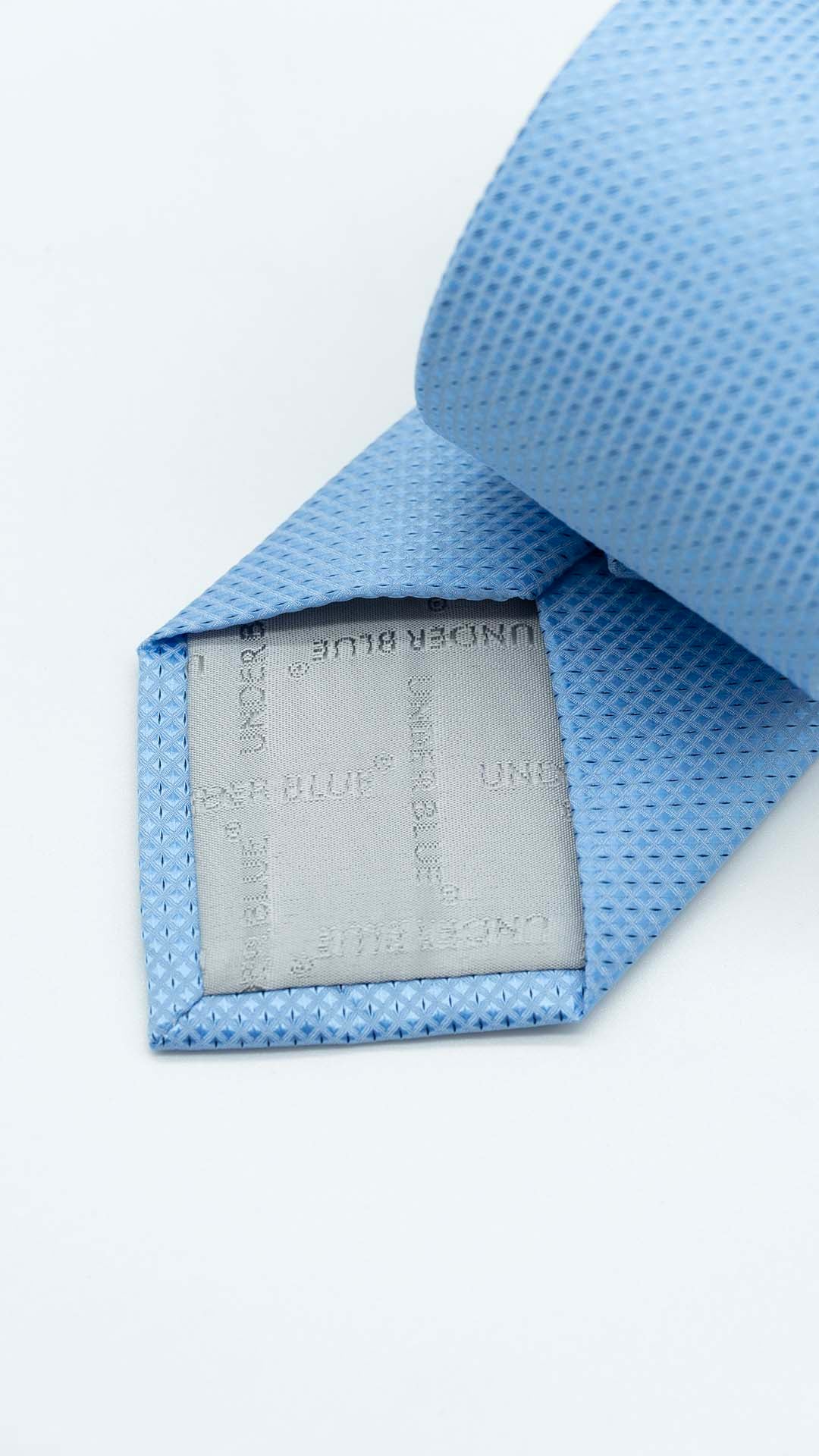 Gravata Regular Azul Bebé Com Padrão