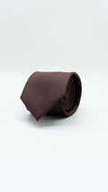 Regular Brown Tie With Pattern