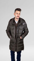 Parka Castanha Acolchoada