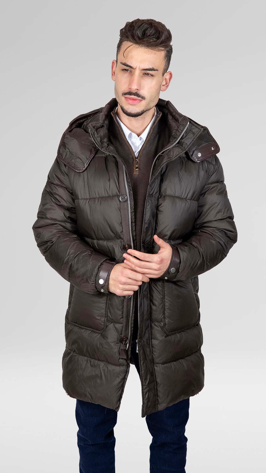 Parka Castanha Acolchoada