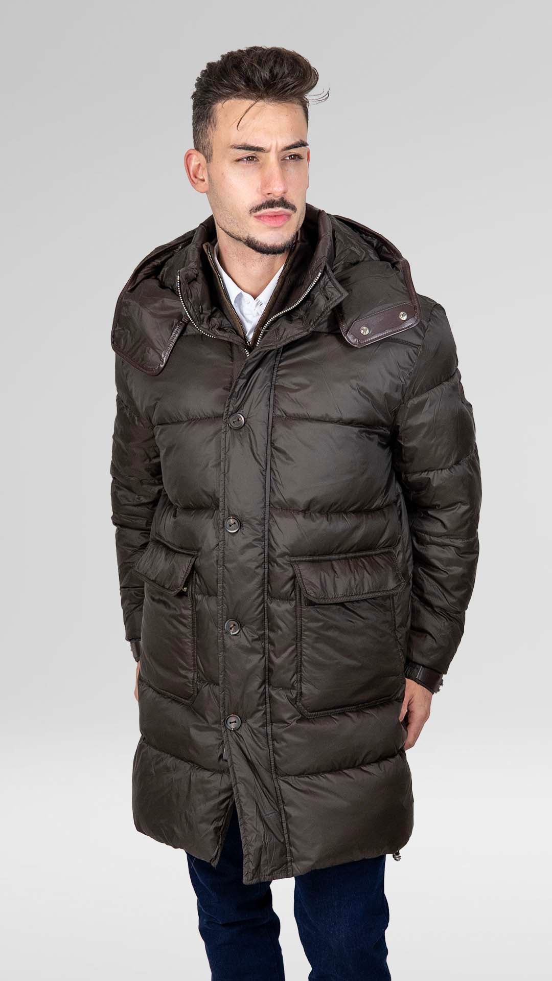 Parka Castanha Acolchoada