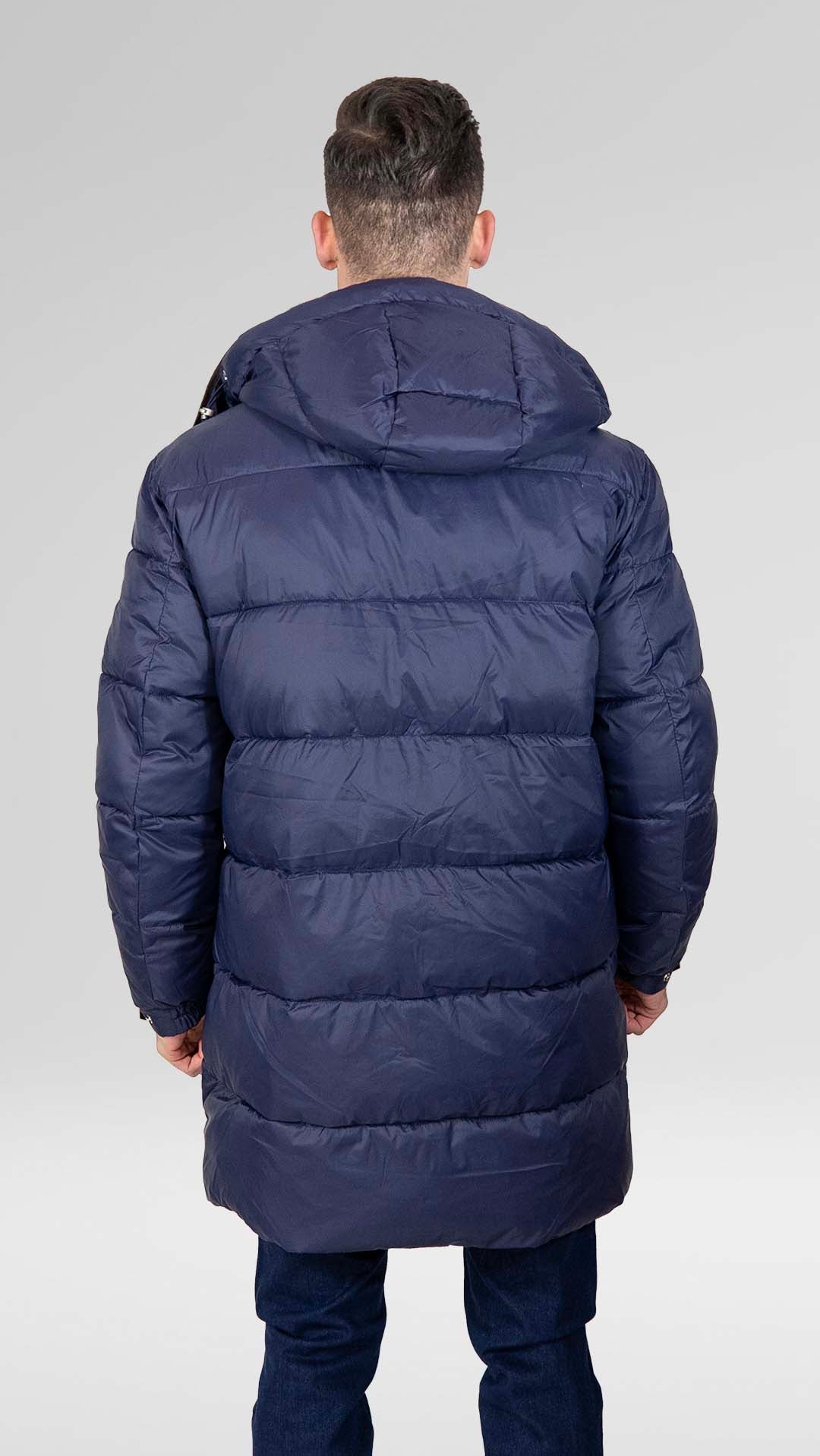 Parka Azul Marinho Acolchoada