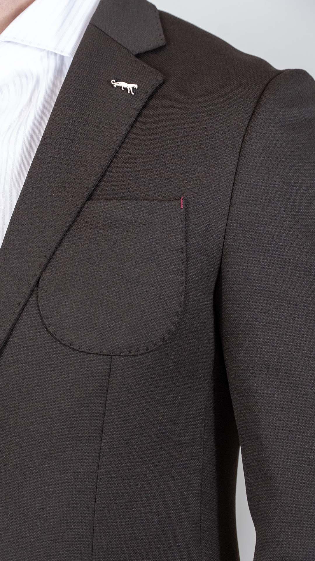 Blazer Castanho Básico