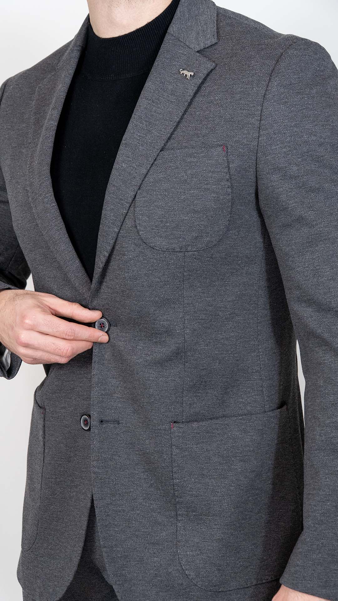 Blazer Cinza Básico