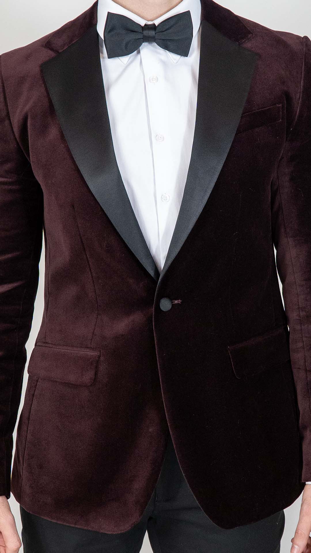 Blazer de Veludo Burgundy