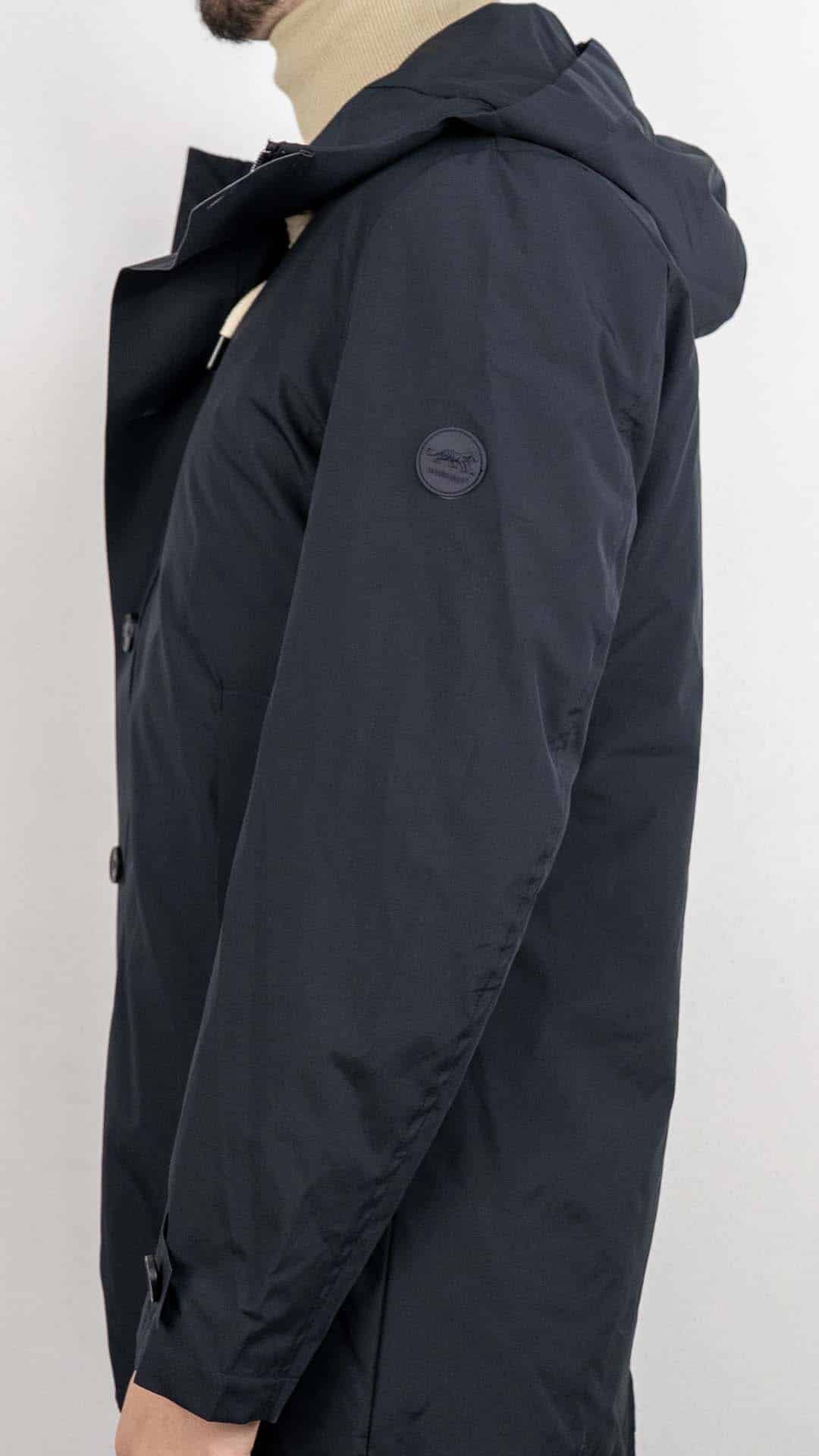 Parka com Colete Azul Marinho