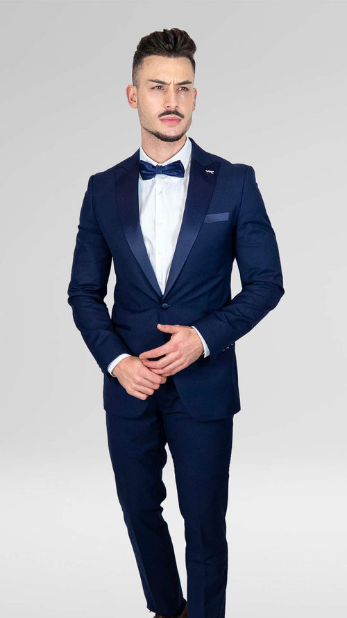 Smoking Slim Fit Azul