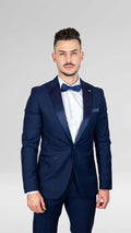 Smoking Slim Fit Azul