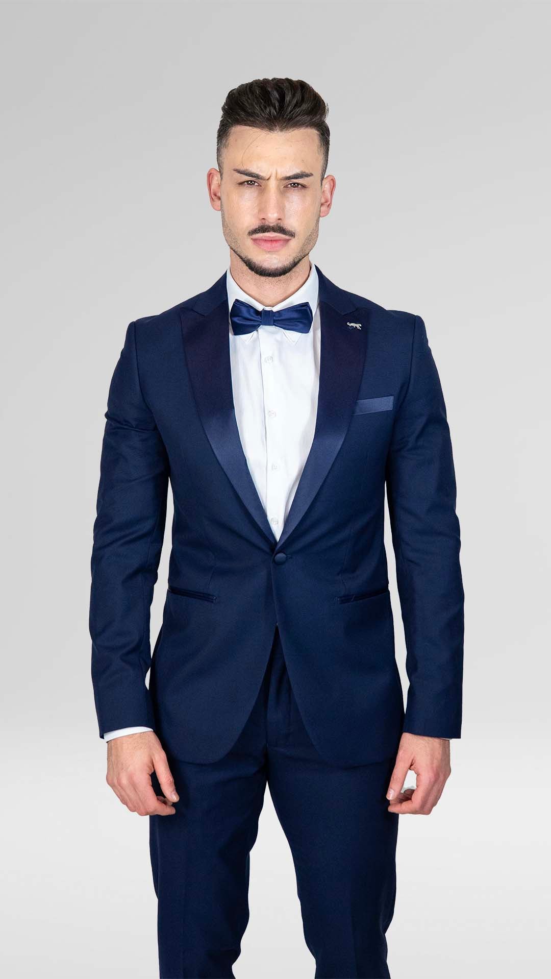 Smoking Slim Fit Azul
