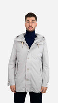 Parka com Colete Cinza