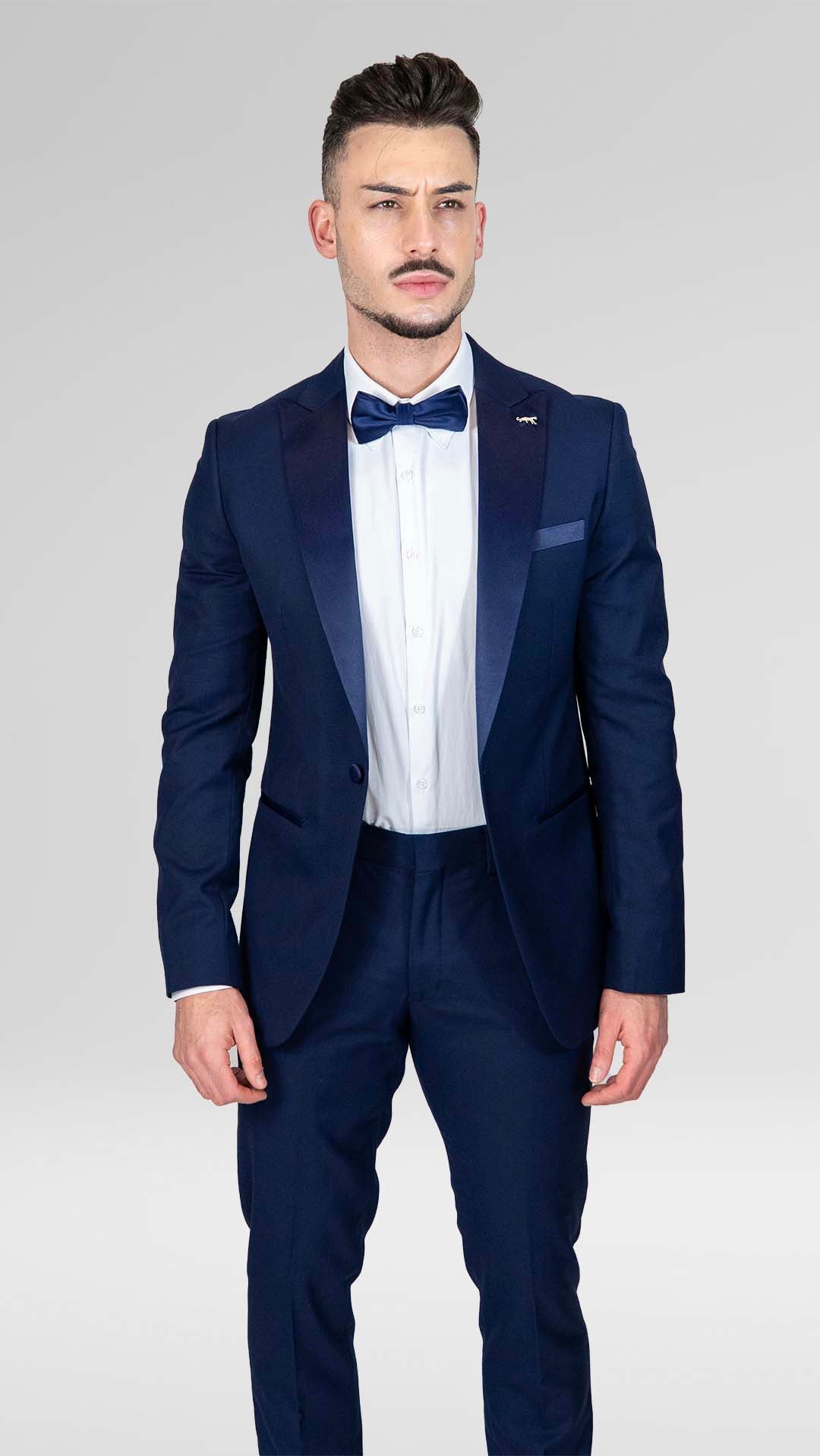 Smoking Slim Fit Azul