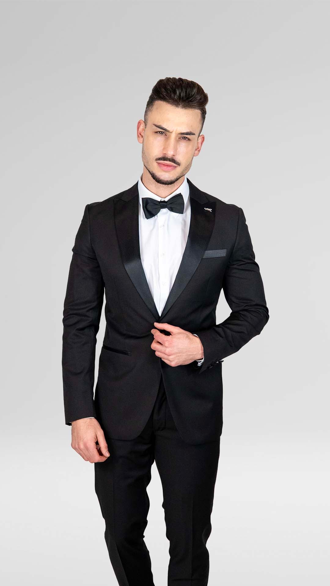 Smoking Slim Fit Preto