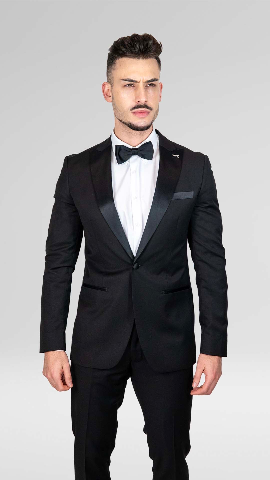 Smoking Slim Fit Preto
