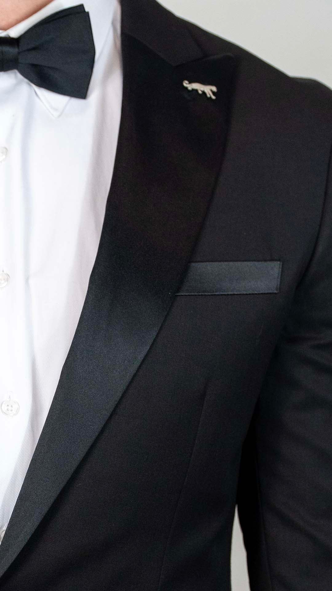 Smoking Slim Fit Preto