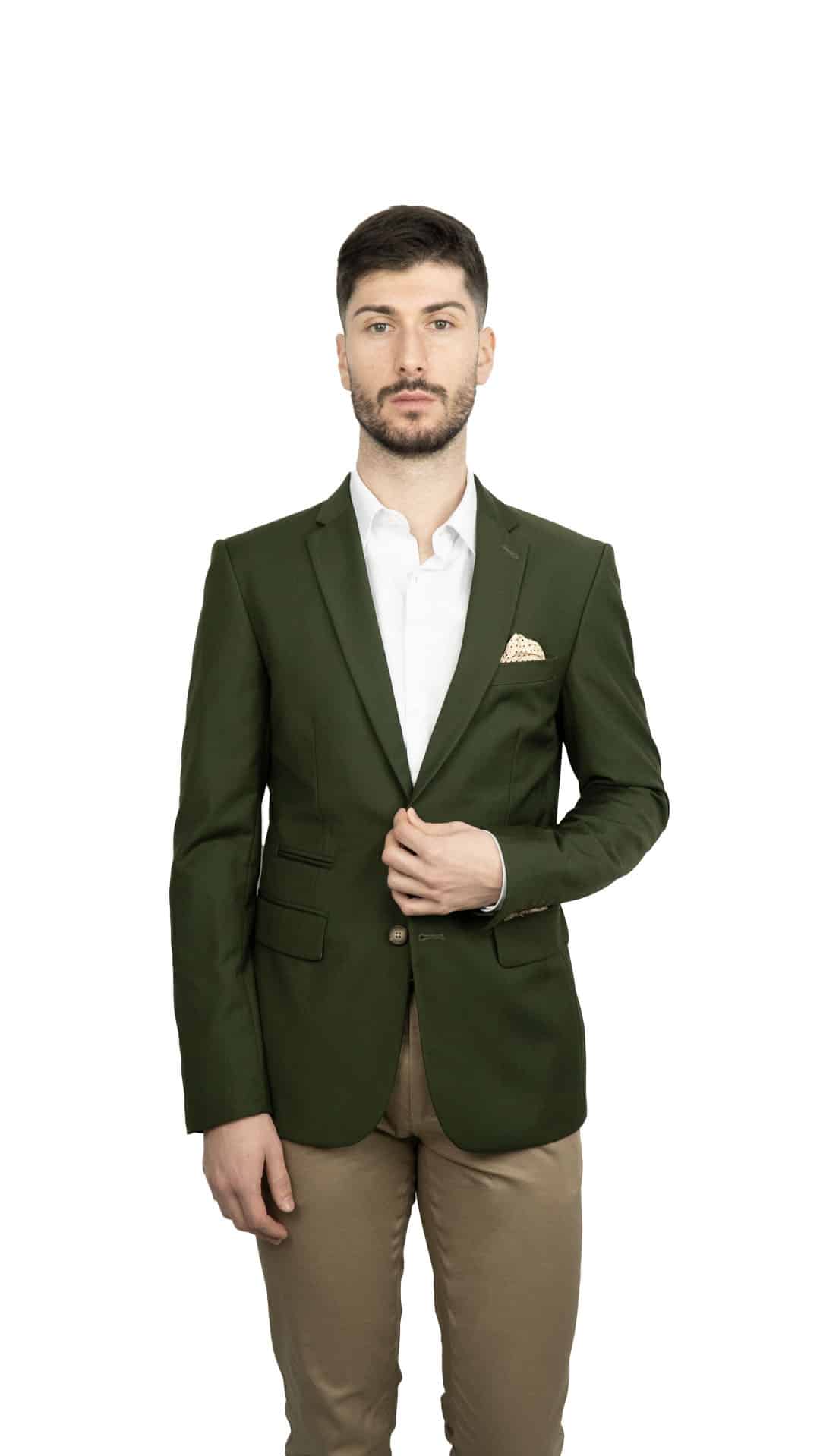 Blazer Slim Fit Verde