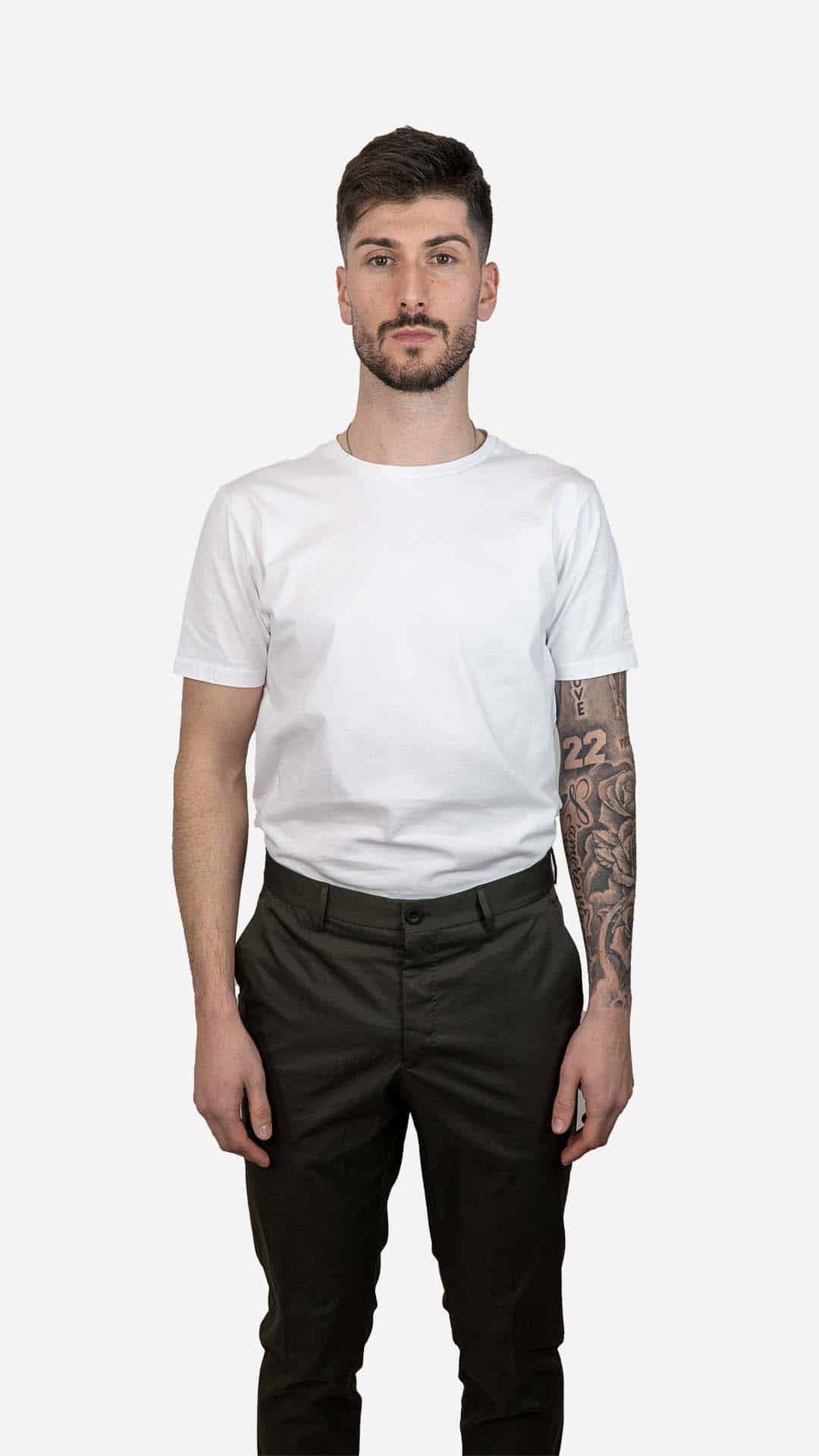 Calça clássica verde