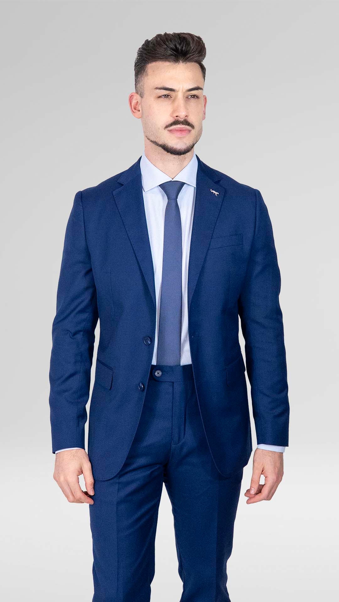 Fato Azul Slim Fit