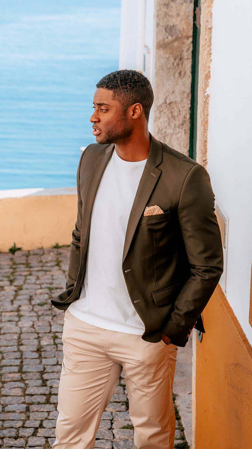 Blazer Slim Fit Verde