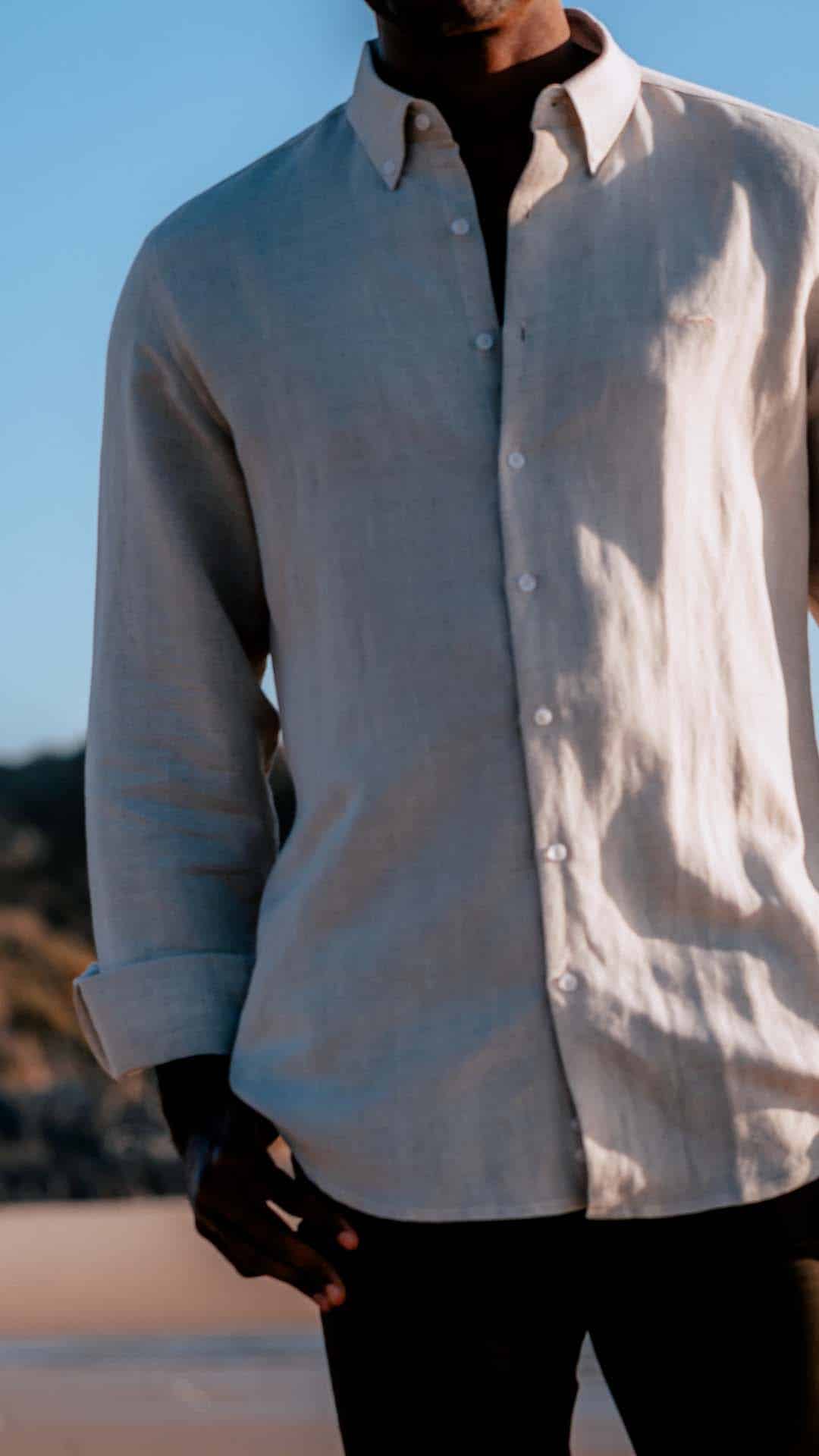 Camisa Linho Branca