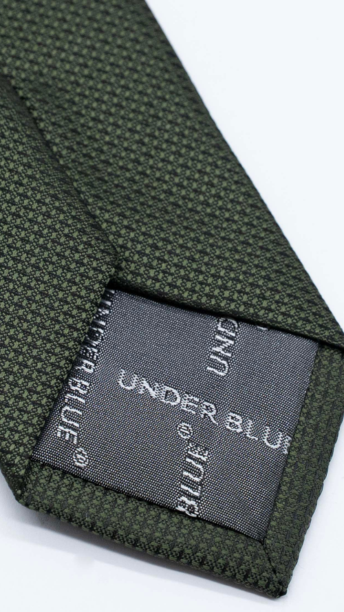 Gravata Skinny Verde Militar