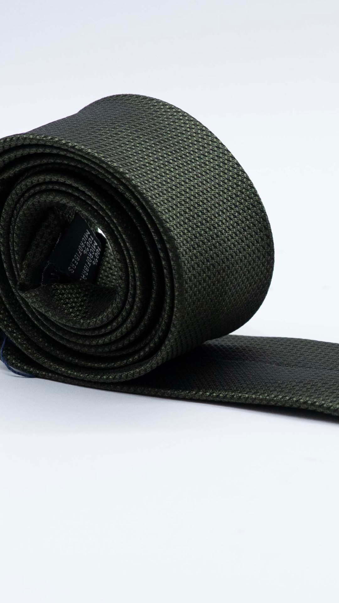 Gravata Skinny Verde Militar