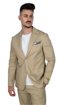 Blazer com Lenço Bege