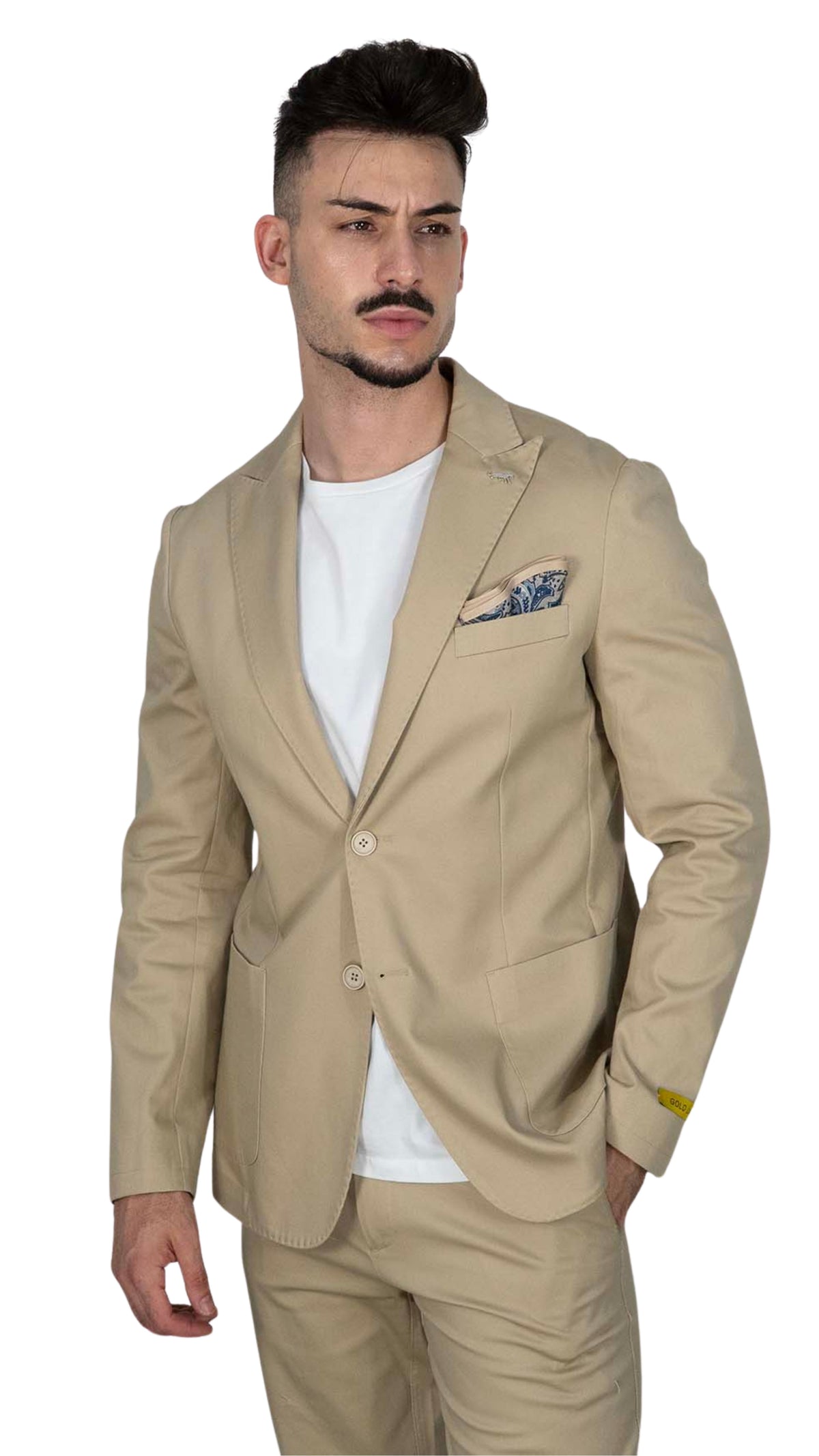 Blazer com Lenço Bege