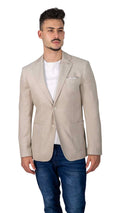 Blazer Bege com Lenço