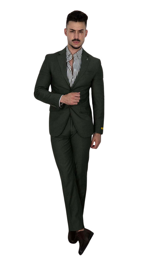 Fato Fashion Verde-Oliva — Under Blue