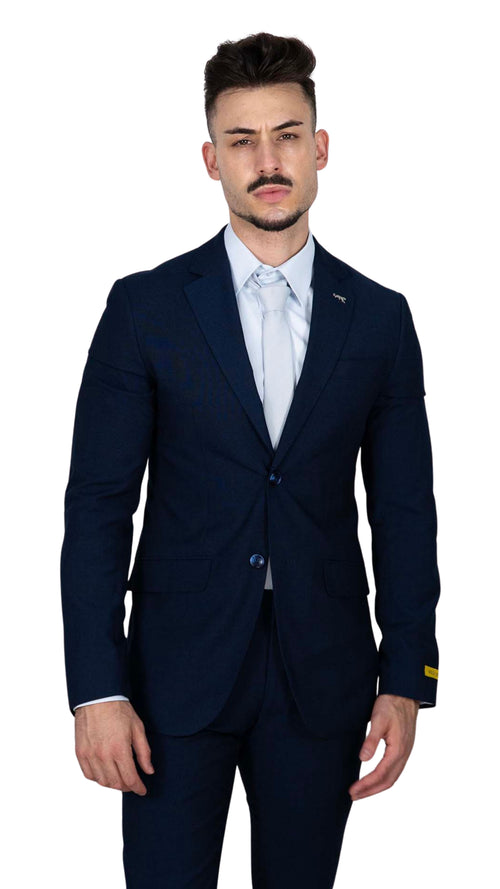 Fato Fashion Azul-Marinho — vista 2