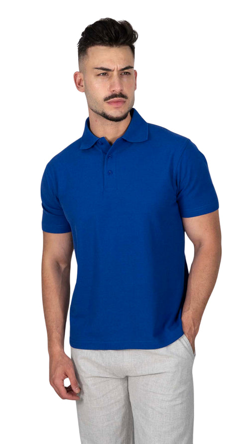 Polo Azul Liso