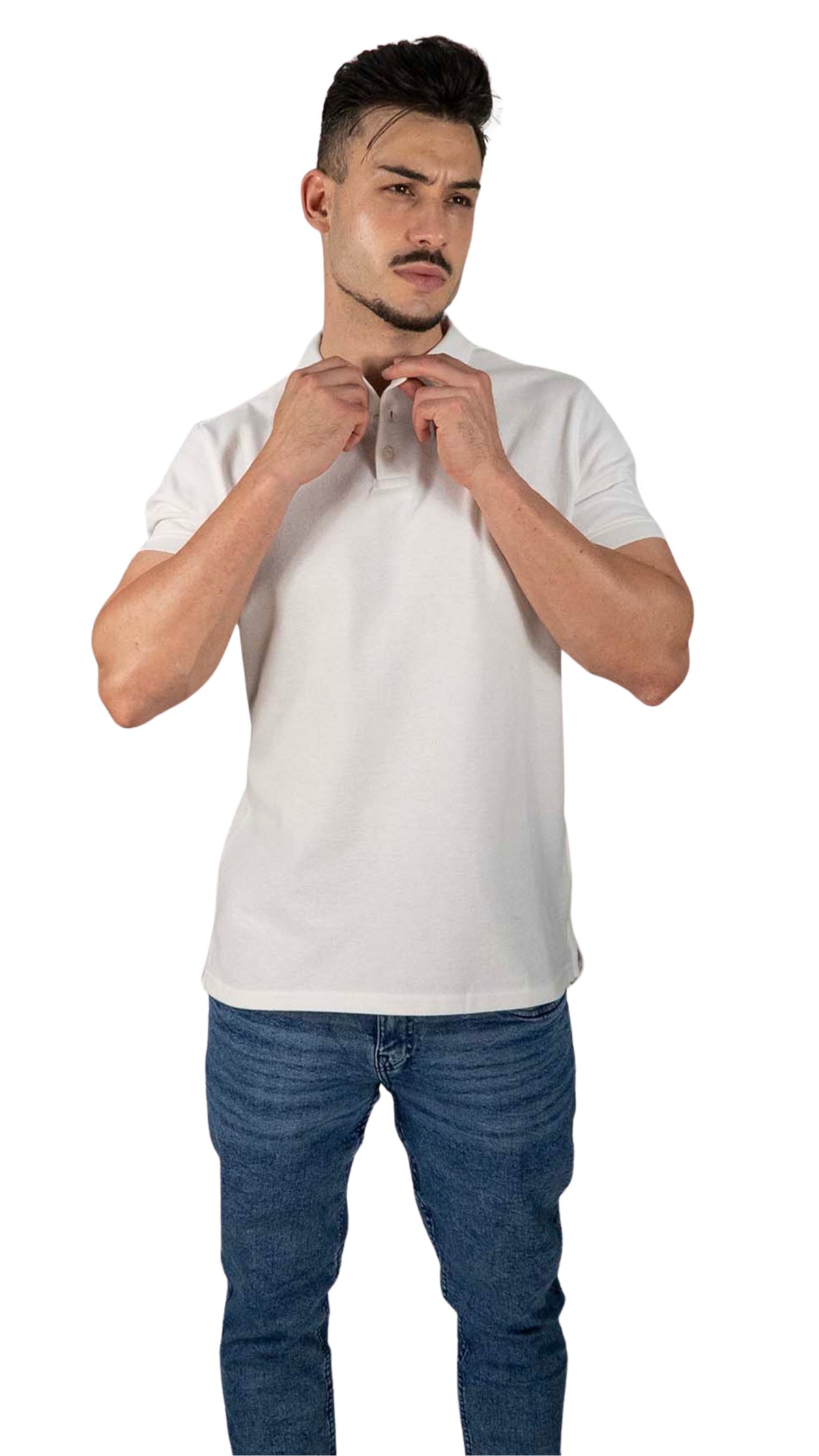 Polo Branco Básico