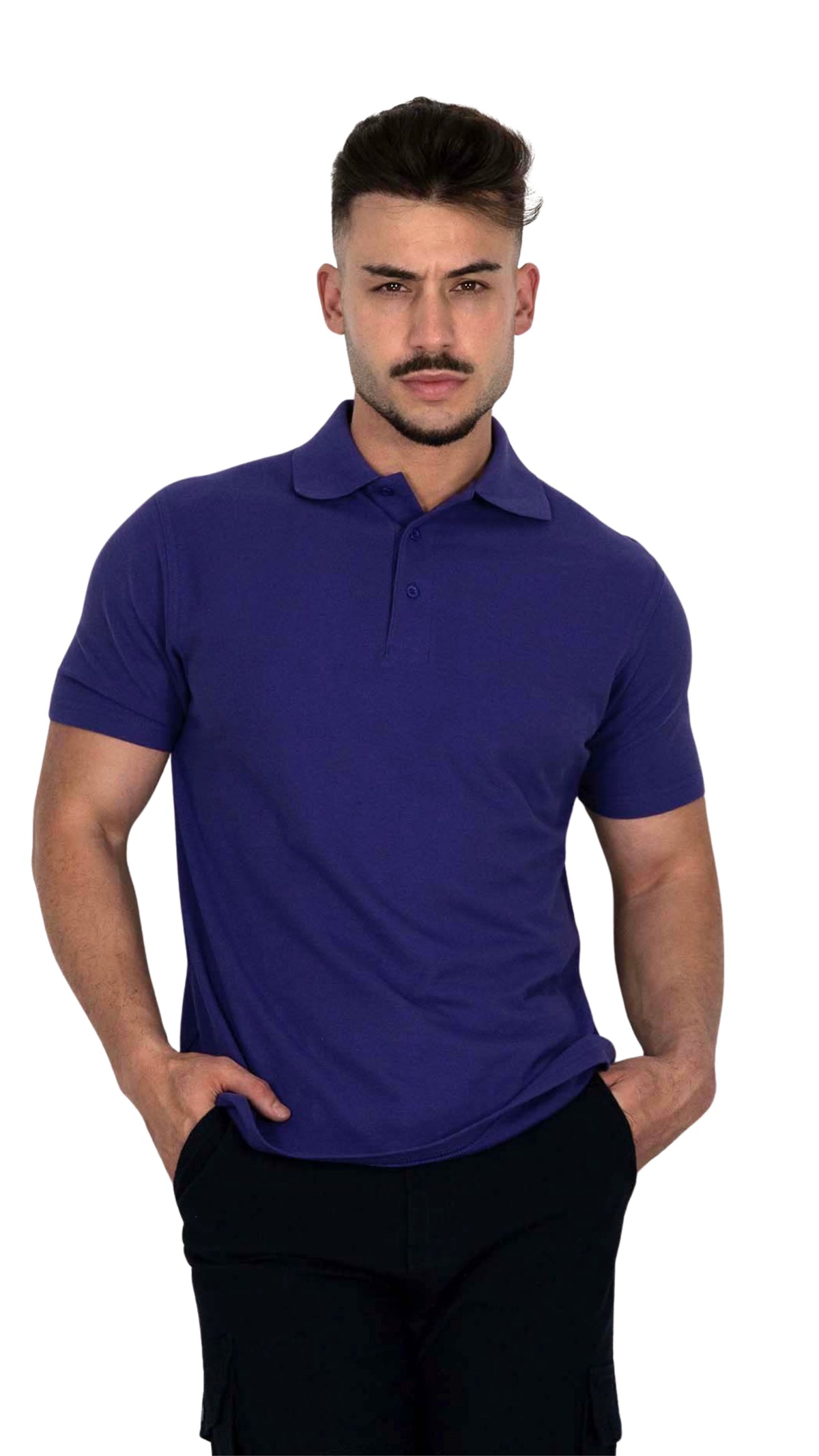 Polo Roxo Liso