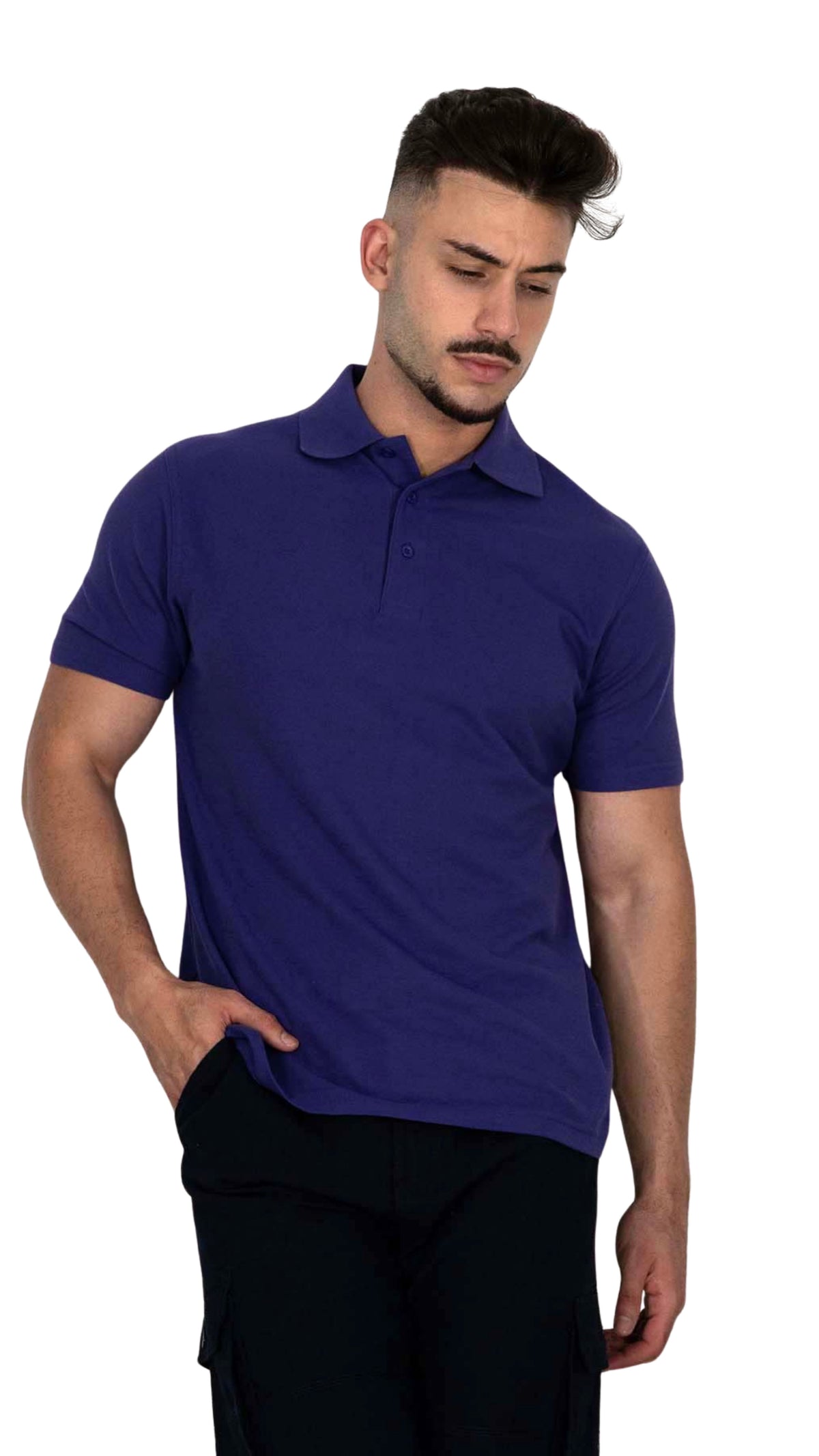 Polo Roxo Liso