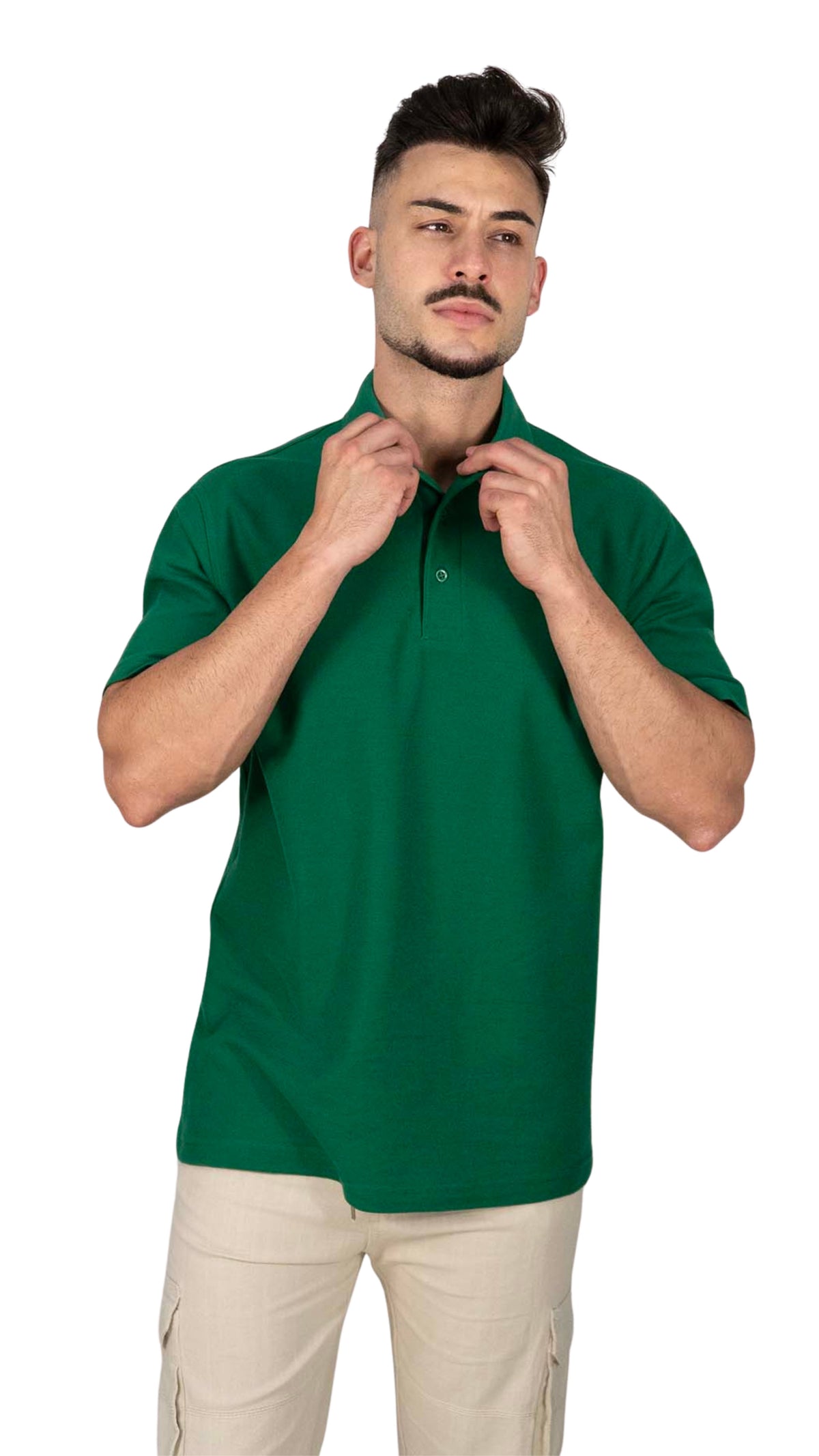 Polo Verde Liso