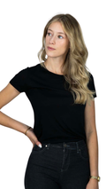 Camisola Preta Com Laço
