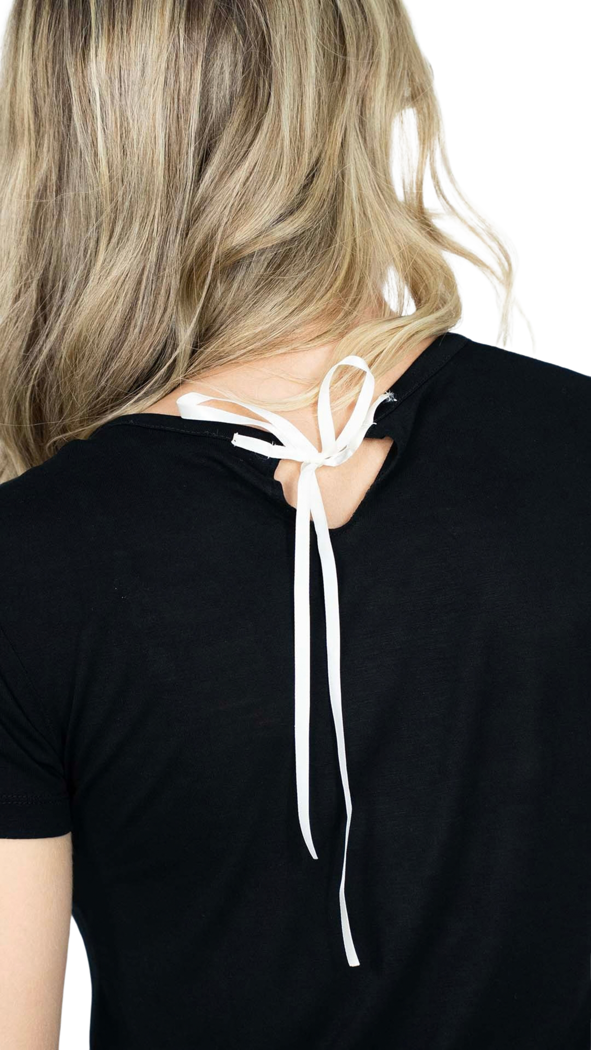 Camisola Preta Com Laço