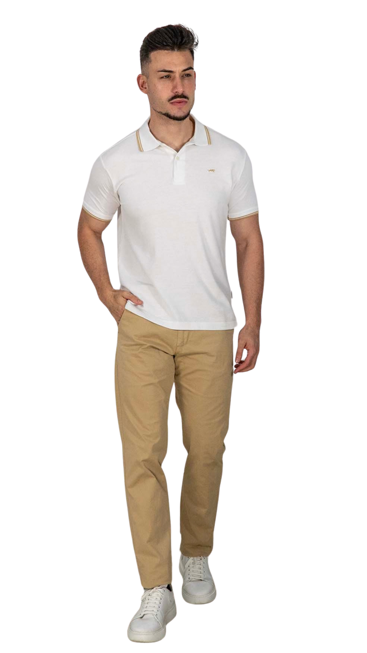 Calças Chino Camel