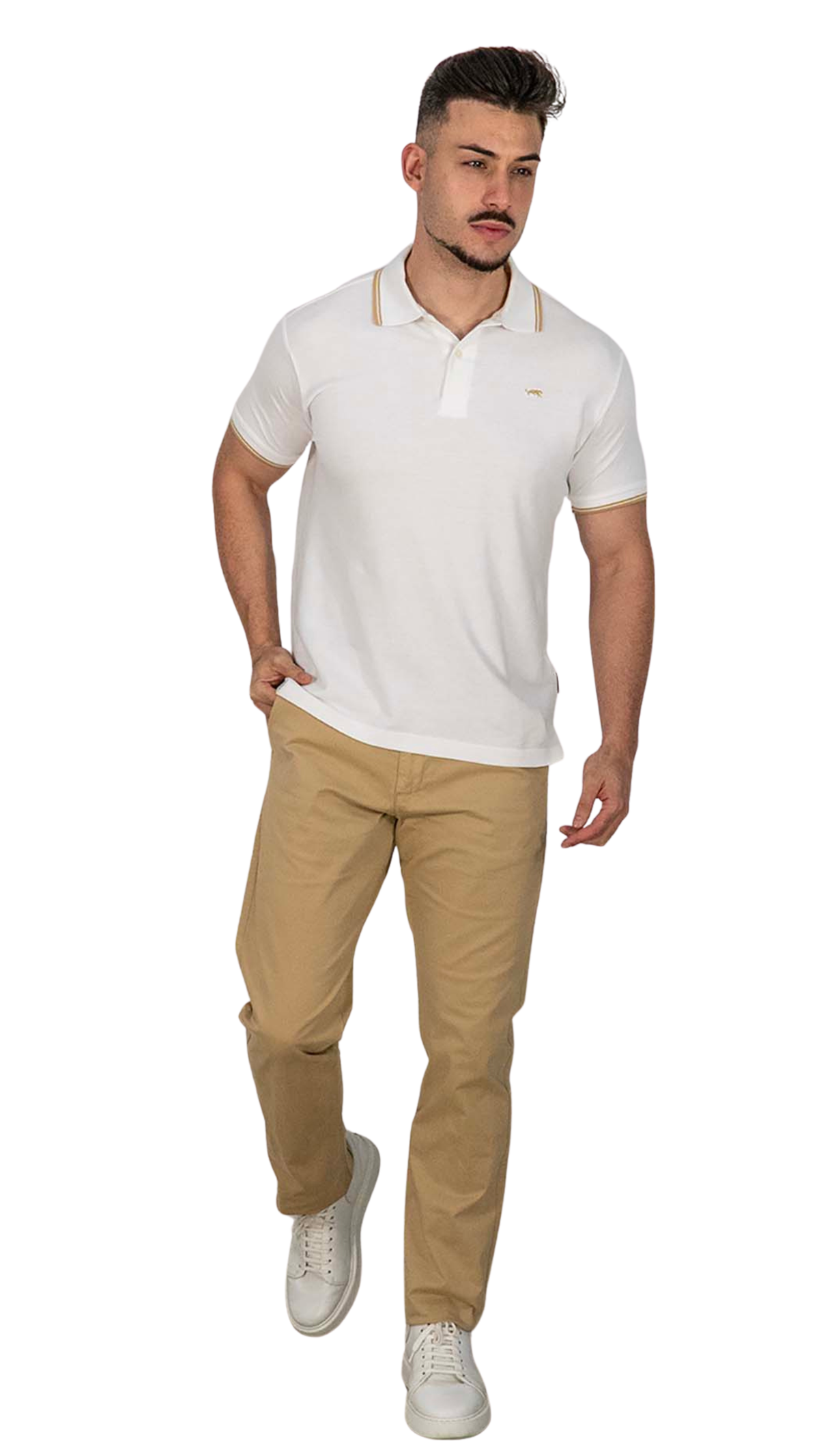 Calças Chino Camel